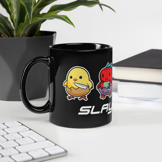 Slay Squad Team - Black Glossy Mug