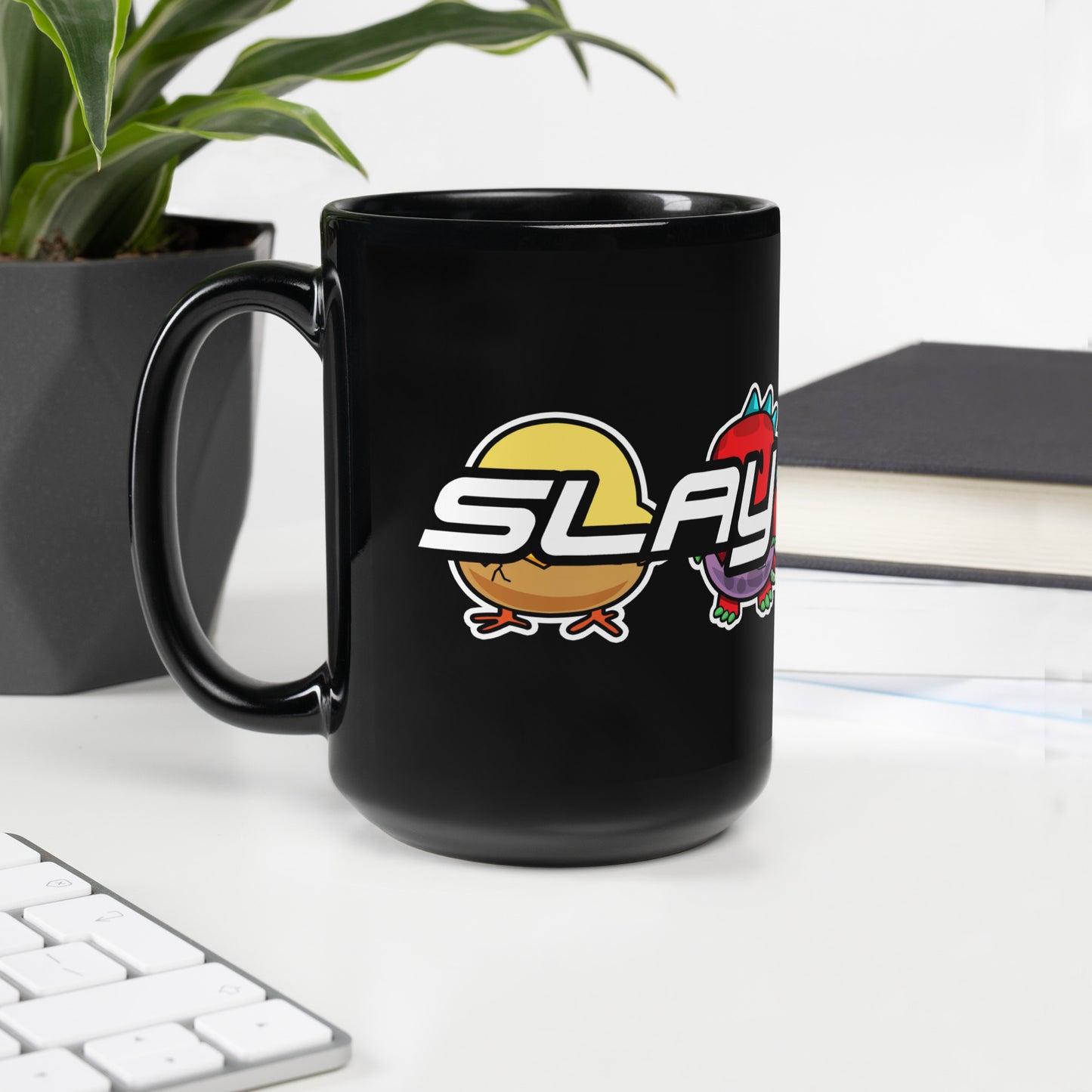 Slay Squad Team - Black Glossy Mug