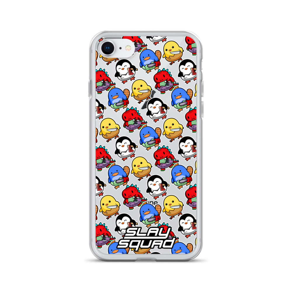 Slay Squad Team Pattern - Clear Case for iPhone®