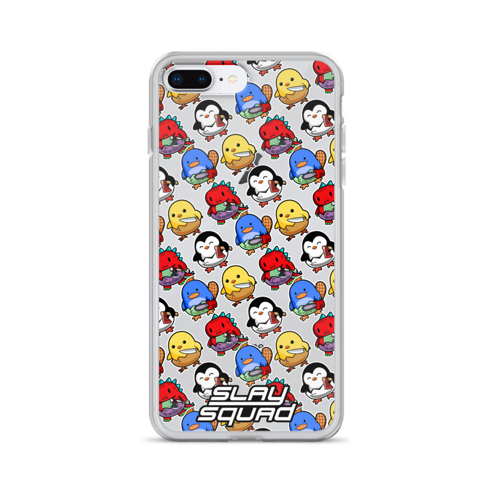 Slay Squad Team Pattern - Clear Case for iPhone®