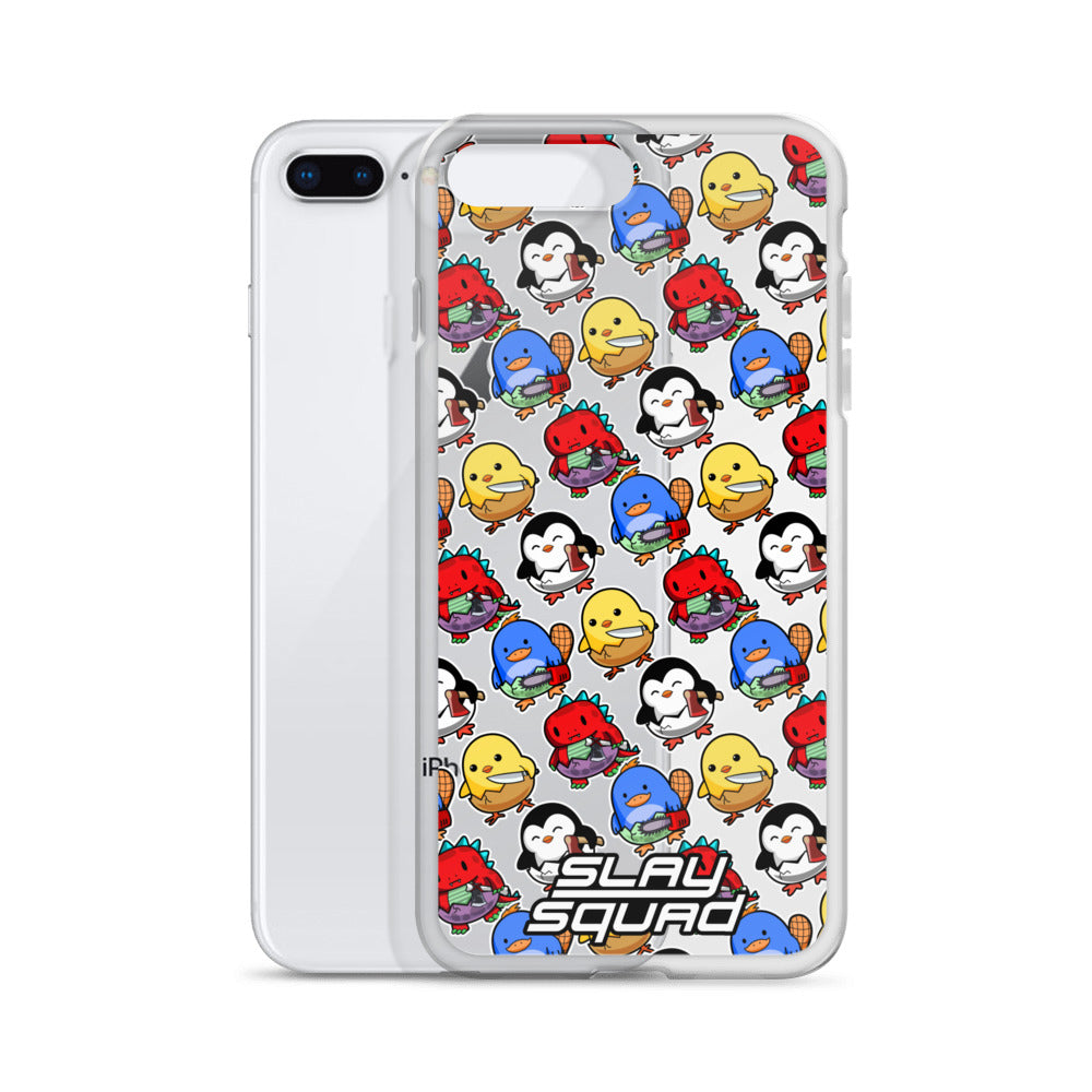 Slay Squad Team Pattern - Clear Case for iPhone®