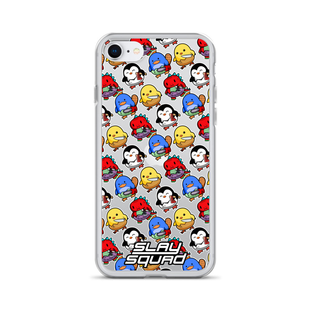 Slay Squad Team Pattern - Clear Case for iPhone®